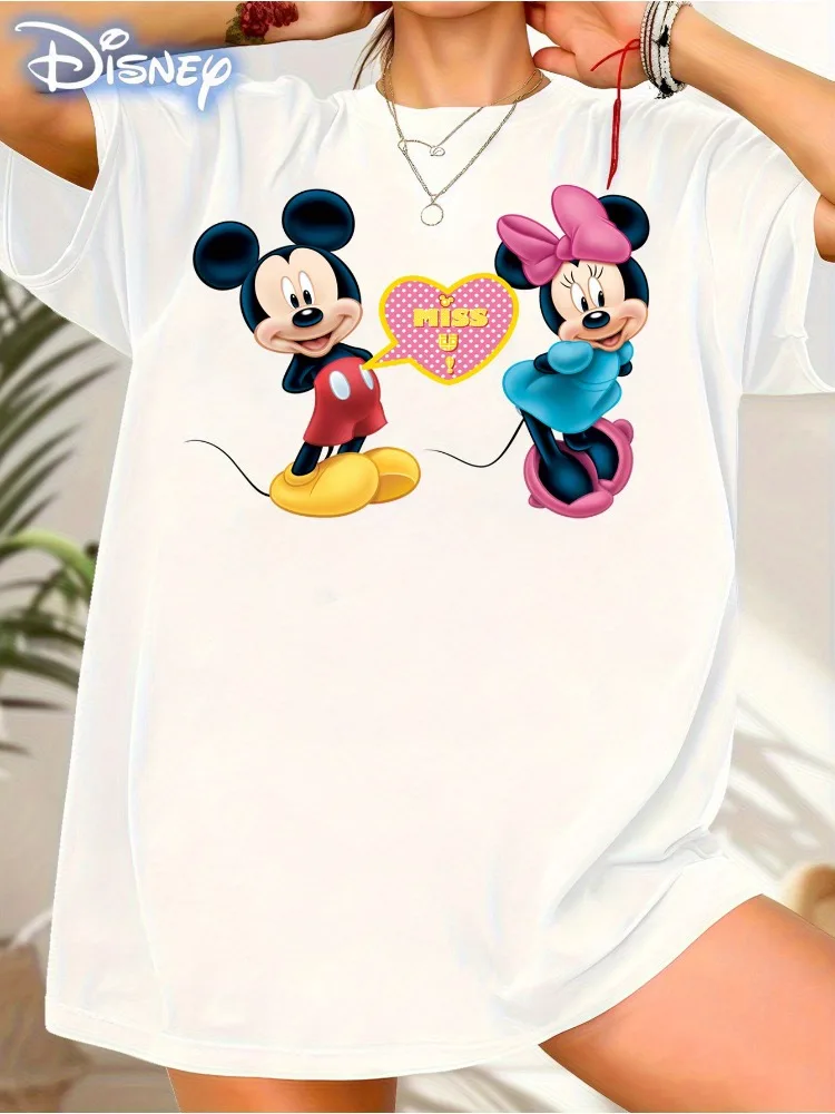 

Женская футболка Disneyland с винтажным персонажем, классический принт, мягкий повседневный топ с короткими рукавами, повседневная одежда, дизайн персонажей мультфильмов