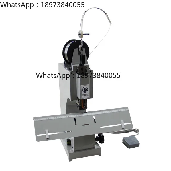 Desktop Single Head Paper Notebook Steel Wire Saddle Stitching Machine Book Binding Machine