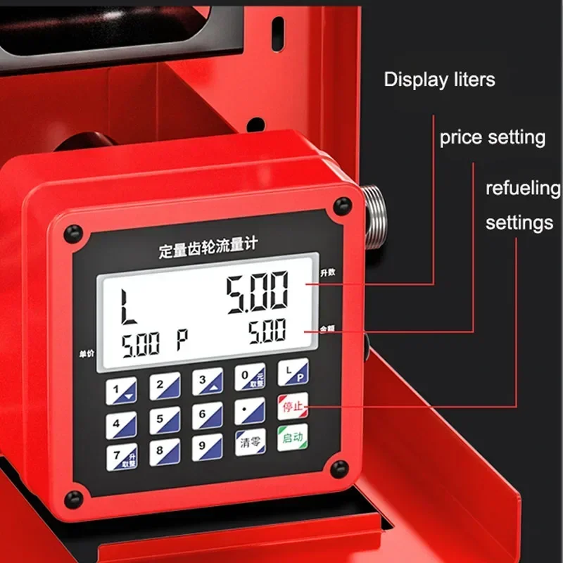 Elektryczna automatyczna pompa oleju napędowego o dużej przepustowości i wysokiej precyzji do pojazdów, małych cieczywózków, 12V 24V 220V, do diesla i oleju.