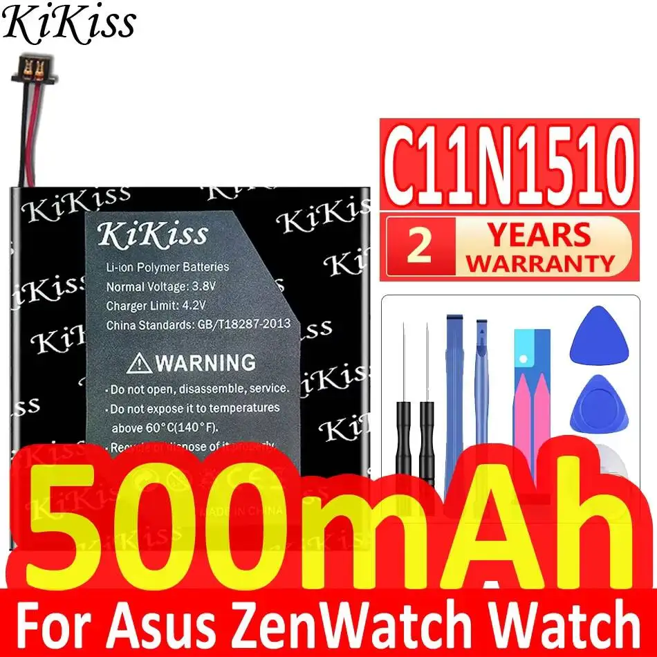 

Надежный источник питания для часов Asus Zenwatch, аккумулятор C11N1510, 500 мАч, хорошая работа при низких температурах
