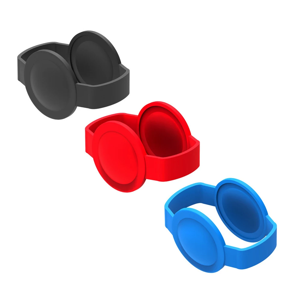 Silicone Case for Insta 360 X3 Panoramic Action Camera Dustproof Silicone Protective Case Anti-Drop Case(Red)