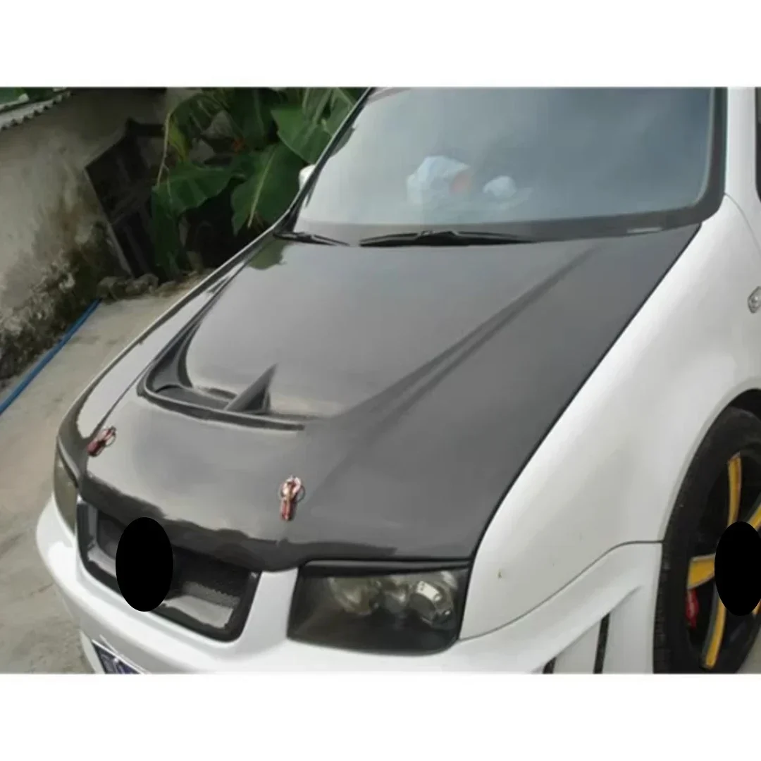 Carbon Fiber Engine Hood Engine Cover Assembly For Volkswagen vw Bora 2002 2003 2004 2005 modified Auto Accessories