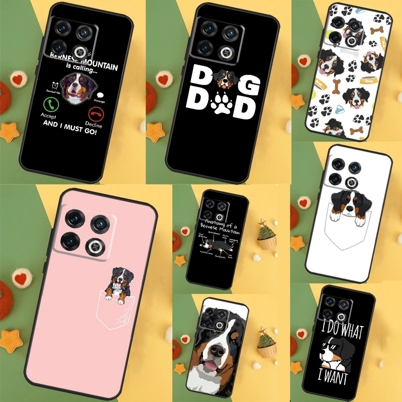 Bernese Mountain Dog Case For OnePlus 12 12R 11 9 10 Pro 10R 10T 9R 8T Nord 3 CE 2 Lite 2T N10 N20 N30 CE4 Cover