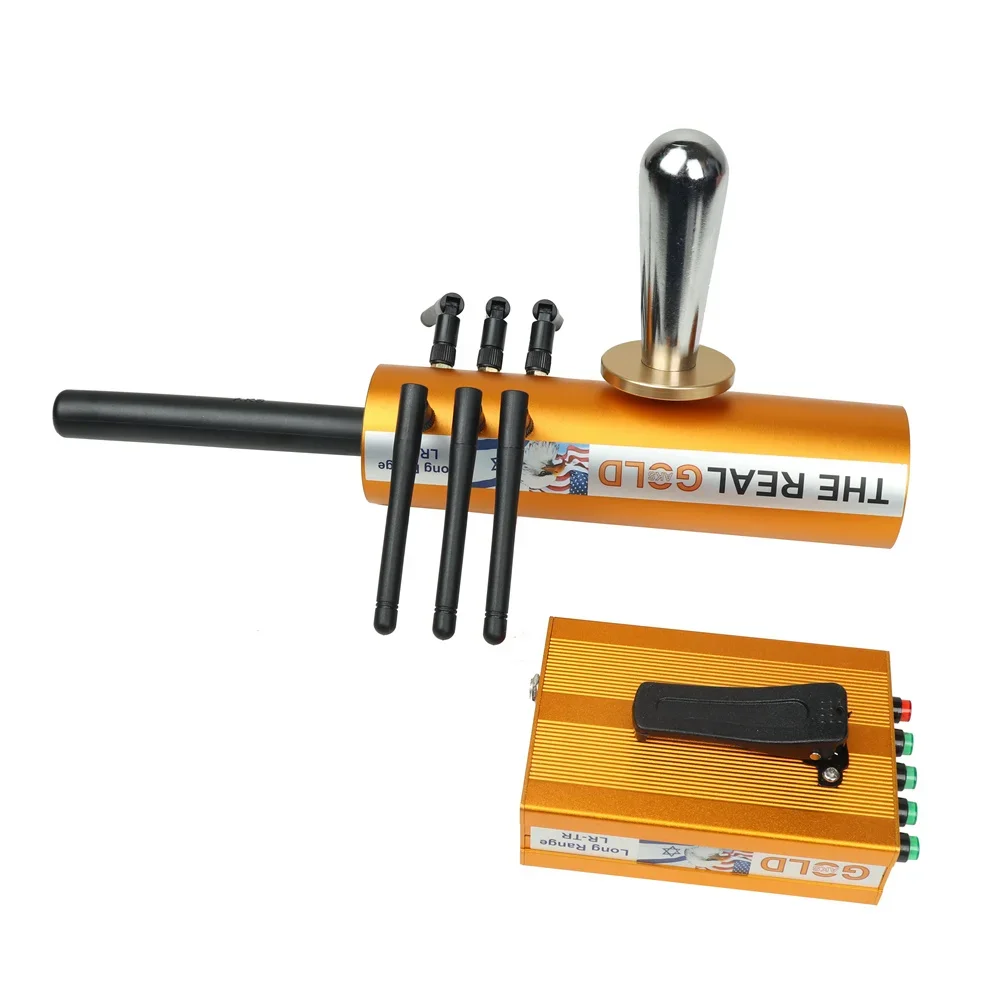 Real aks poderoso 6 attena subterrânea gem detector de diamante longo alcance ouro prata cobre busca buscador caçador tesouro varredura