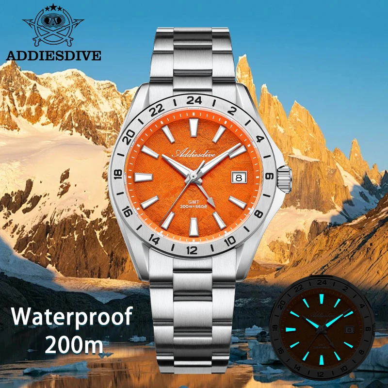 ADDIESDIVE Orologio al quarzo  - Gmt Dual Timezone Watch recensione e prezzo