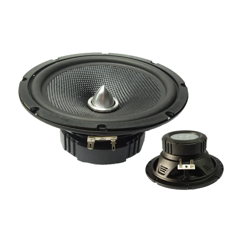 Best Iron frame Glass fiber cone+Rubber edge 6.5inch 4Ω/8Ω optional 62Hz-10KHz 2-Way Car Audio MidBass Speaker Rated Power 30W
