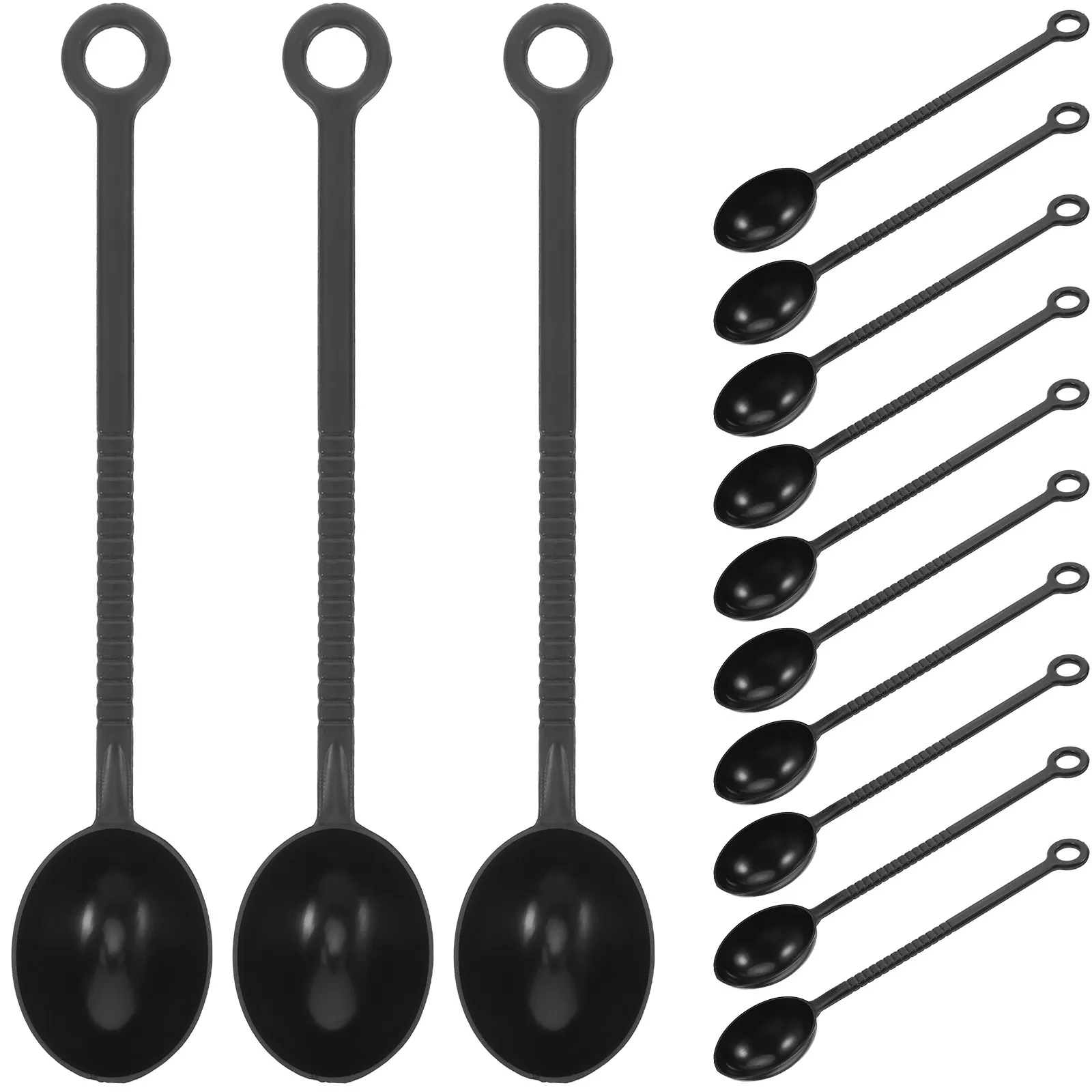 20 Cucharas Medidoras de Café, Cucharas de Plástico con Diseño Ergonómico, Cucharas para Polvo de Cocina, para Harina, Dulces, Avena, Especias, Café Molido