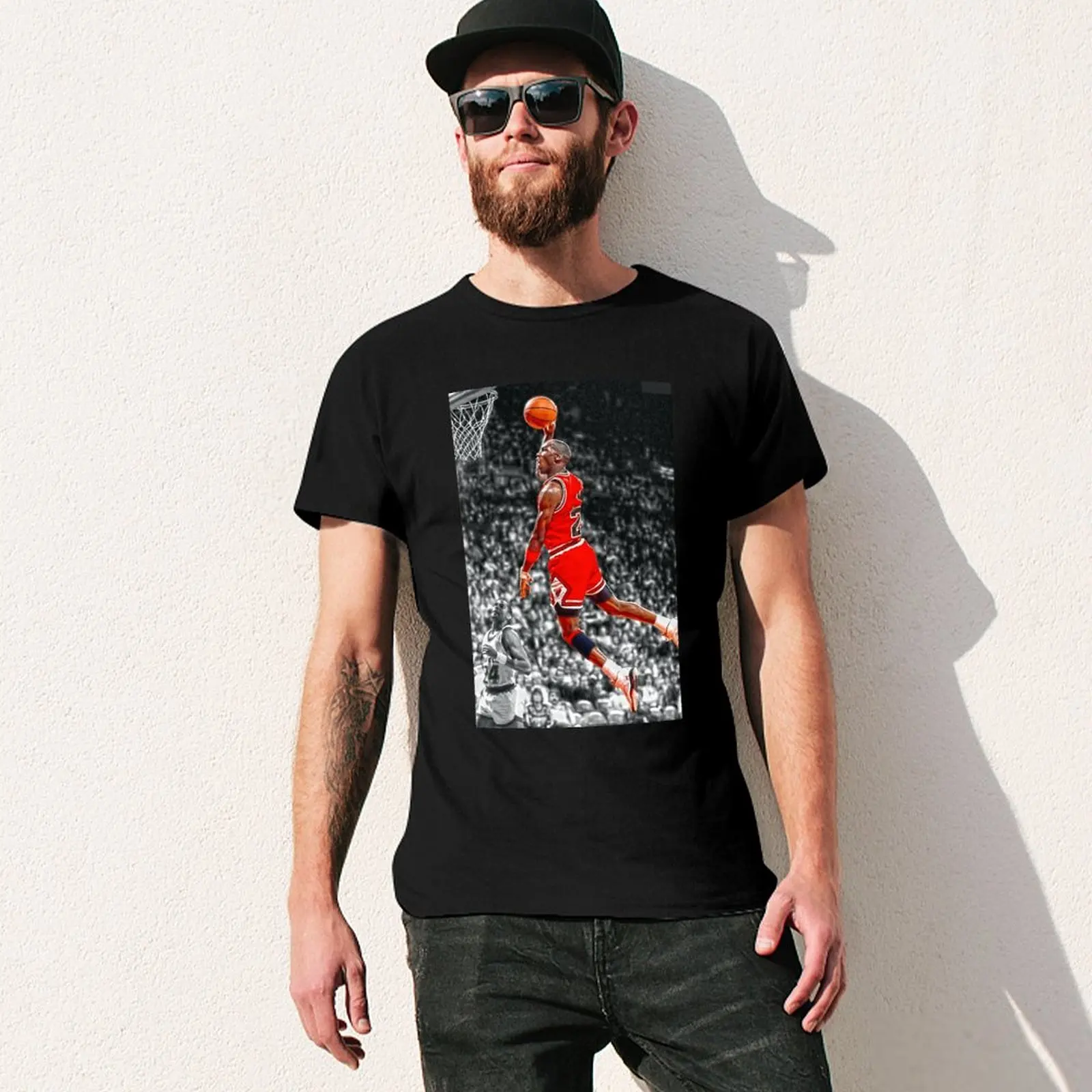 2023 Basketball Stars Michaeler And Jordans (17) Graphic Cool  Tees High Quality  Activity Competition USA Size