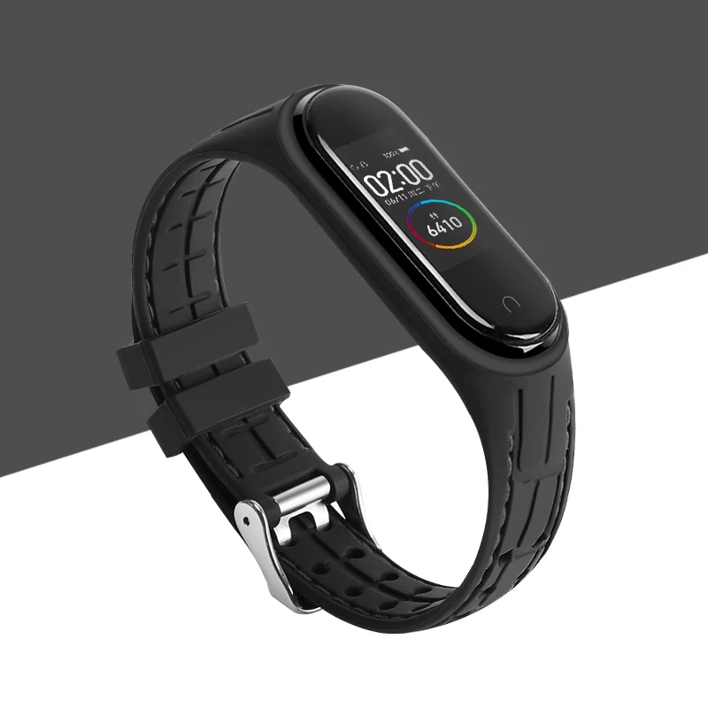 Correa de silicona para Xiaomi Mi band, pulsera deportiva de repuesto para mi band 7, 6, 5, 3, 4, 5 y 6