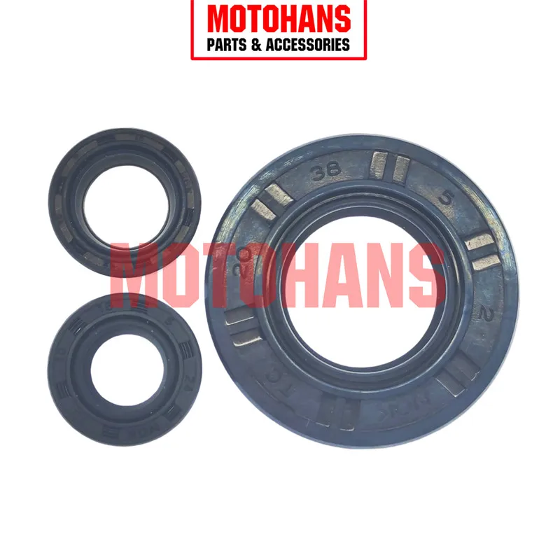 MOTORCYCLE OIL SEAL SET 3PCS/SET FOR YAMAHA YBR125 XTZ125 20*38*5MM 10*18*5MM 12*18*5MM