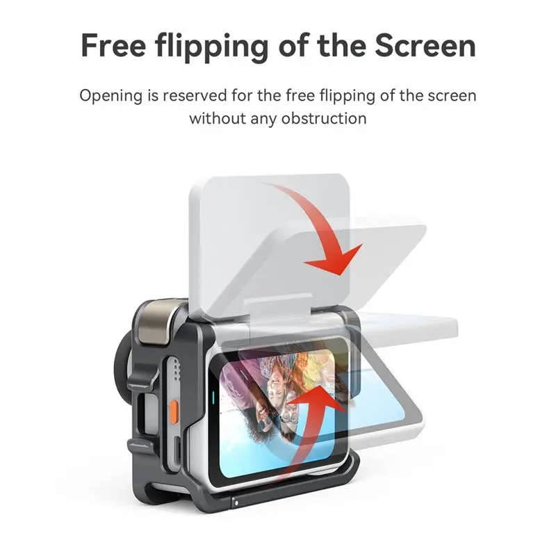 dt24-metal-cage-for-go-ultra-protective-expansion-frame-with-cold-shoe-mount-aluminum-alloy-silicone-cover