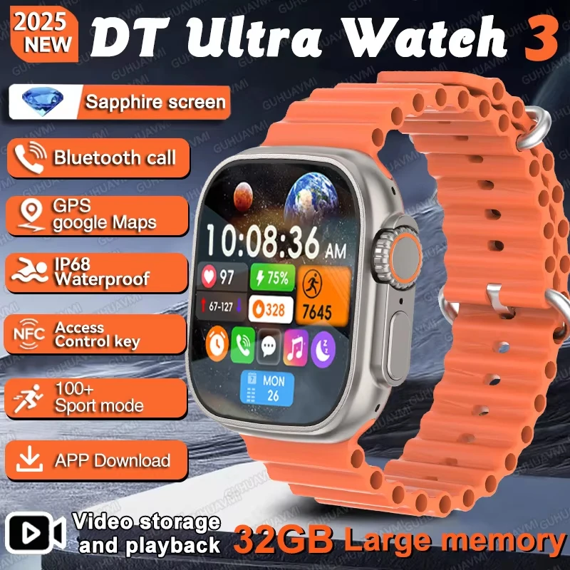 

Новые умные часы Origina HK10 ULTRA 3, мужские 4G ROM ChatGPT NFC Compass HK9 ULTRA2 MAX, обновленные часы, спортивные часы BT Call, умные часы для мужчин