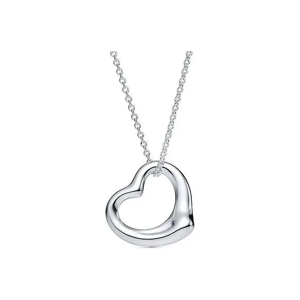 

Tiffany & CO. sterling silver Open Heart necklace 60020474