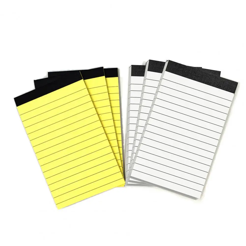 Bloc de notas de 3x5 pulgadas, 3x5, 10 paquetes, almohadillas de notas pequeñas, almohadillas de escritura prácticas para el hogar, oficina, escuela, Bloc de notas forrado con 30