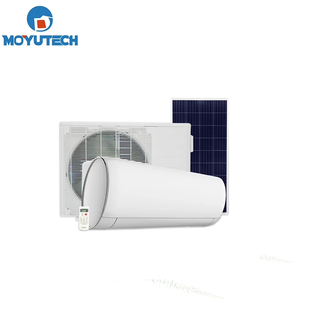 Moyu High Quality Compressor 100% Solar Powered Mini Split Type AC Unit 18000 24000 36000 Btu Air Conditioner