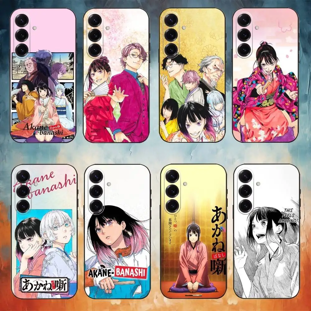 Akane B-Banashi Phone Case For Samsung Galaxy A91,80,73,72 ,71,53,52,32 ,31,22,21s,20,Soft Black Case