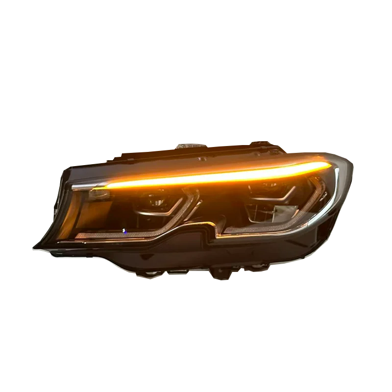 

Auto Parts Headlights For BMW 3 Series G20 G28 2019-2022 Yellow White Amber Tri-Color DRL Switch Turn Signal Lamps