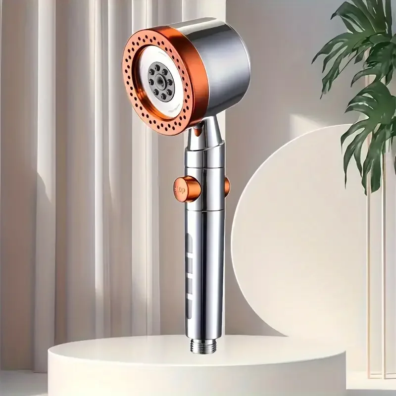 Nieuwe hogedruk waterbesparende filter douchekop 5-modi handdouche met één knop Stop badkameraccessoireset