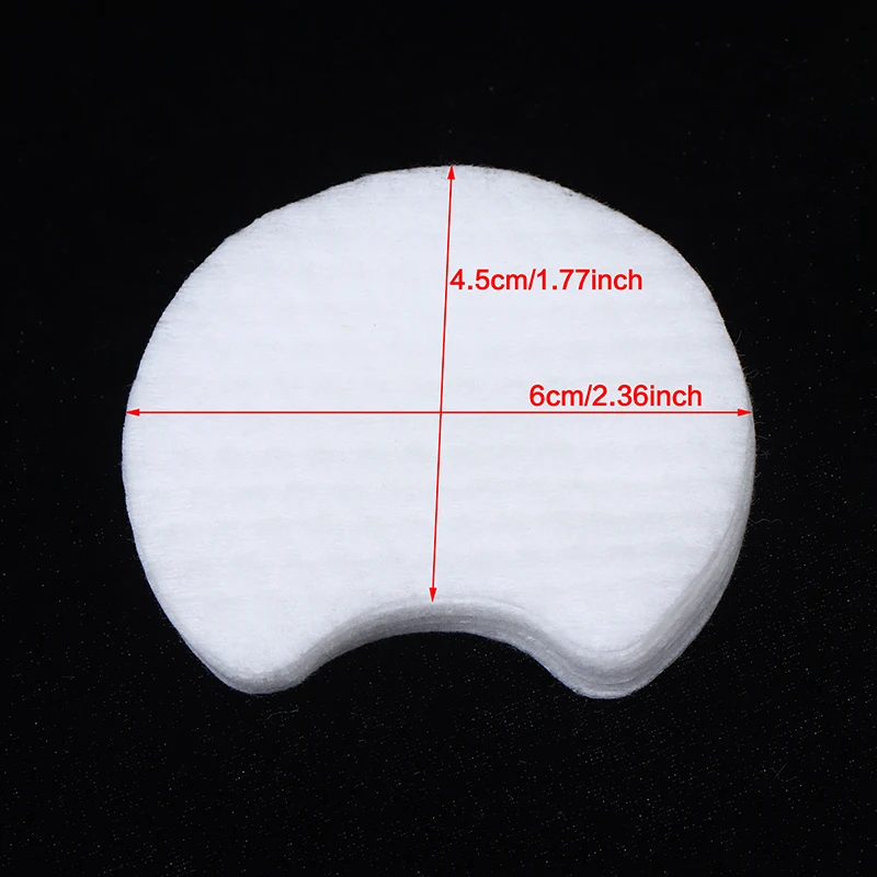60/300/600pcs Disposable Makeup Cotton Pad Soft Pearl Notched Design Facial Cleaning Wipes Makeup Remover Cosmetic Tool view 6