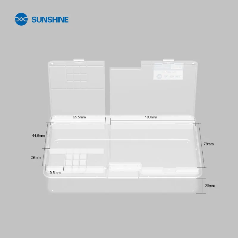 SUNSHINE SS-001A Pro Multi Functional Mobile Phone Repair Storage Box for Mobile Phone Repair Accessories Parts and Board