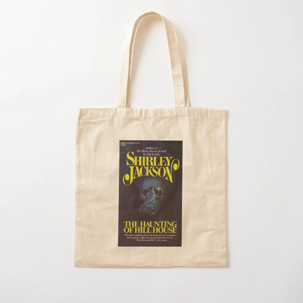 

The Haunting of Hill House by Shirley Jackson Vintage Book Cover Tote Bag Women bags tote bag men's Canvas Tote Bag