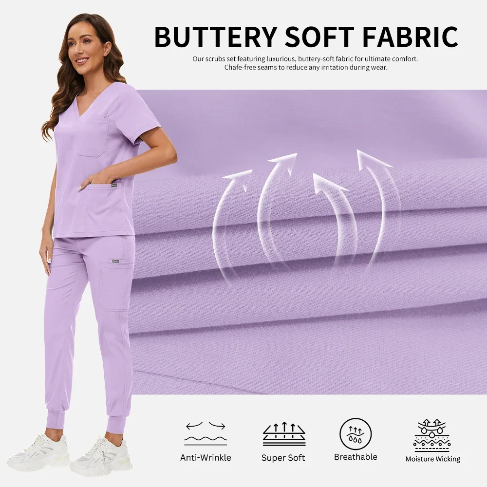 Preço de fábrica conjuntos cirúrgicos femininos de alta qualidade pet hospital veterinário uniformes médicos unisex manga curta clínica dentária esfrega ternos