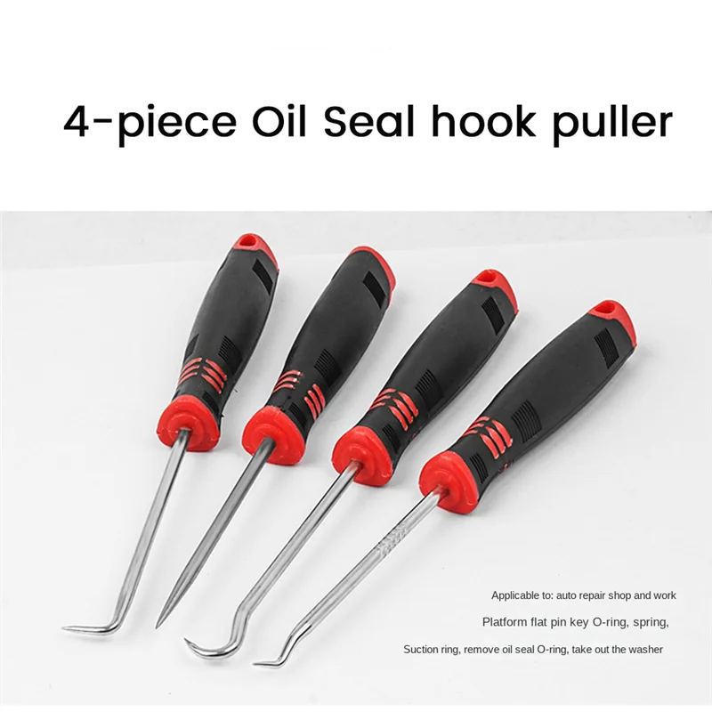 4-Pack Precision Hook and Pick Set for Automotive Hand Tools