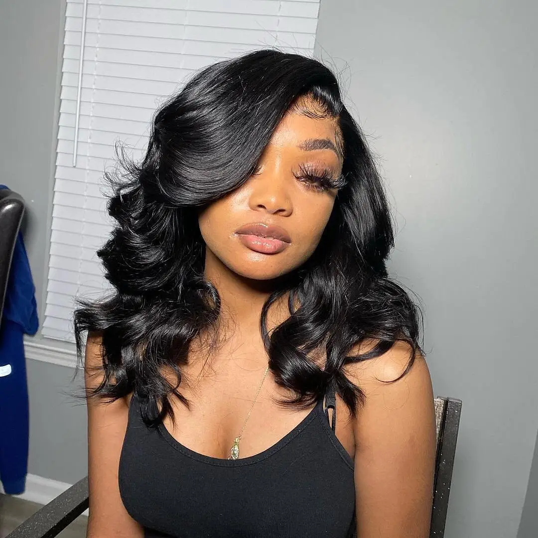 Body Wave Short Bob Wig 13x4 Hd Lace Front Wig For Women Brazilian Remy 4x4 Transparent Lace Closure Wig Pre Plucked Hair