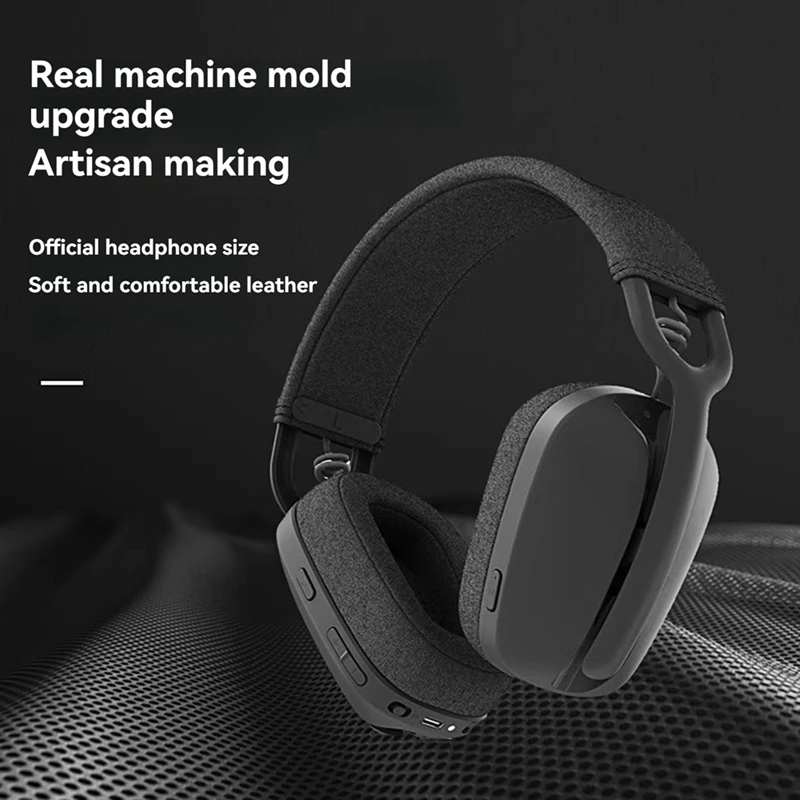 로지텍 존 바이브 100 헤드폰 교체 패드, 편안하고 소음 차단 귀마개, 스폰지 커버 핑크