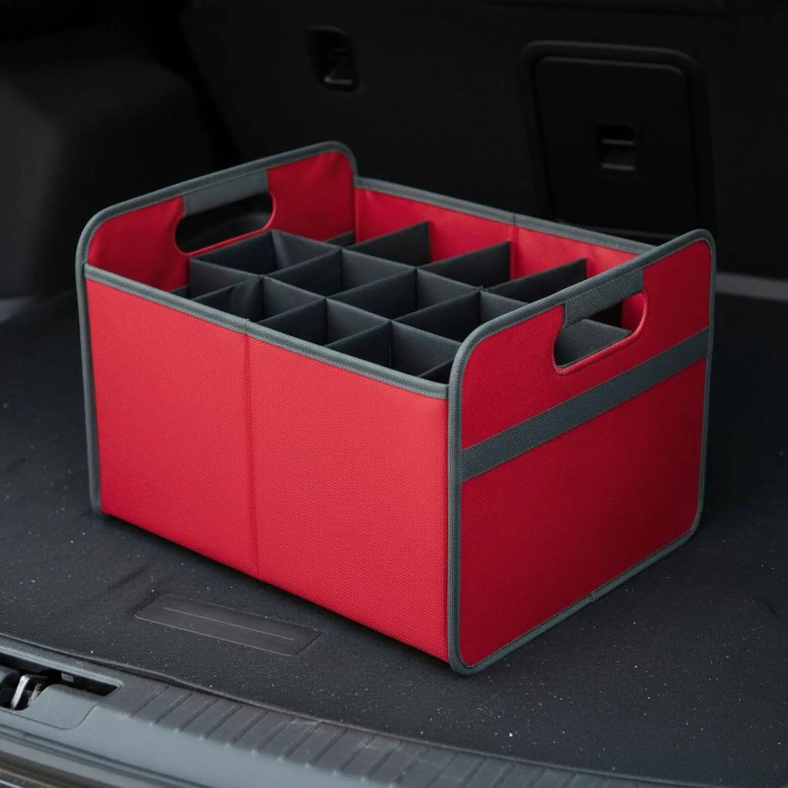 

Portable Beverage Storage Box Waterproof Foldable Bottle Storage Box Foldable Beverage Carrier Sturdy-Duty for Outdoor, Camping