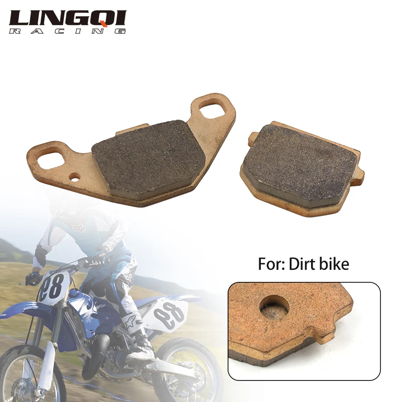 

LINGQI RACING Hydraulic Front Rear Brake Pads For 50-150CC Motocross Dirt Pit Bike Off Road Electric Scooter Spare Parts