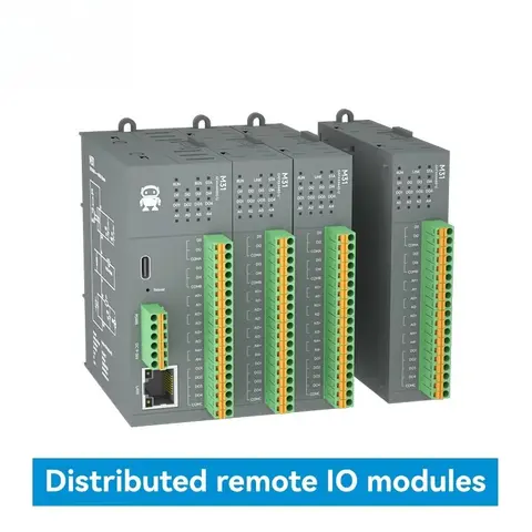 ODM 4DI+4DO+4AI 8DI+8DO 16DI Distributed IO Host Extension Module Modbus TCP/RTU RJ45 RS485 Second Generation for M31 U Series
