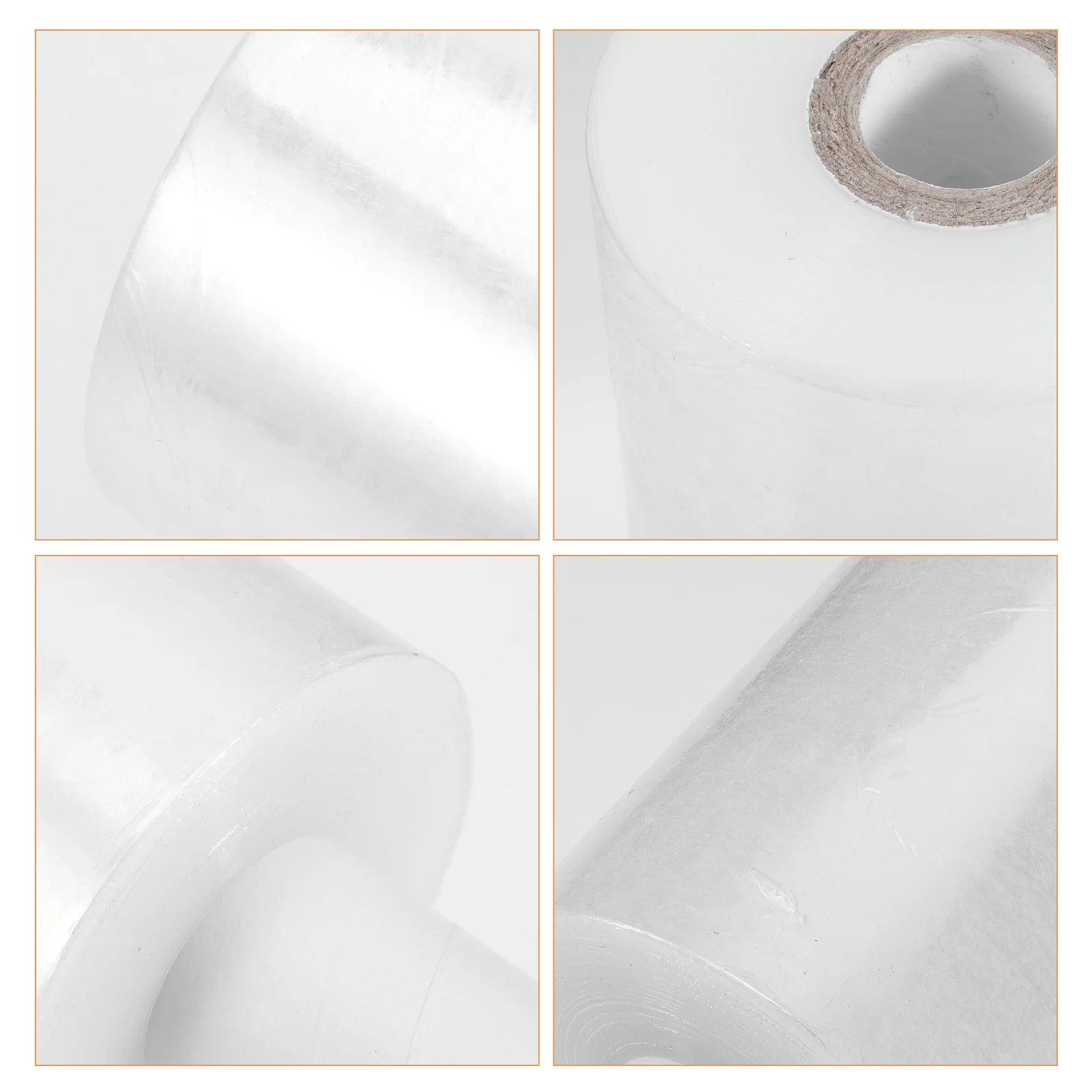1 Roll Transparent Thick Stretch Film With Handle For Luggage Moving Furniture Packing Industrial Supplies Shrink Roll Packing