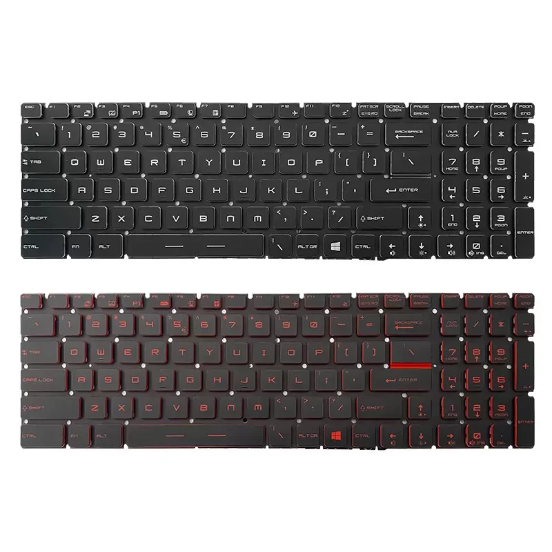 New Genuine Laptop Keyboard Compatible for MSI MS-16U6 16U1 GP65 GE75 GP75 MS-17E7 17F2 17F4