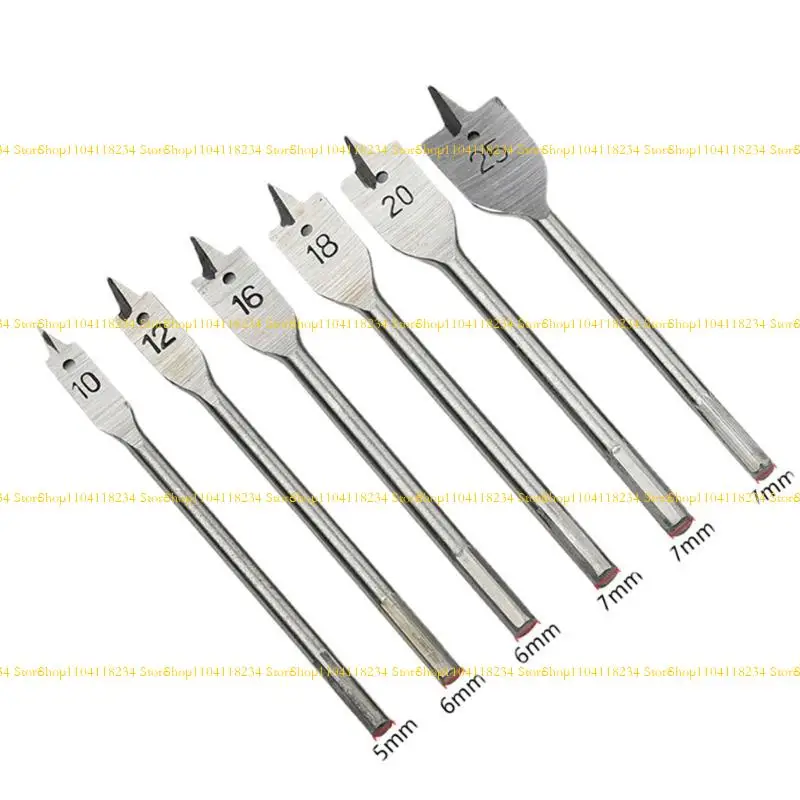 P9FB 6PCS SHAVE INDUSTRIAL CABEÇA BITS PERDURA PARA BANCOS PRECULHOS TOPOS E TOLA MÃO DETROW TOOL CAROLO