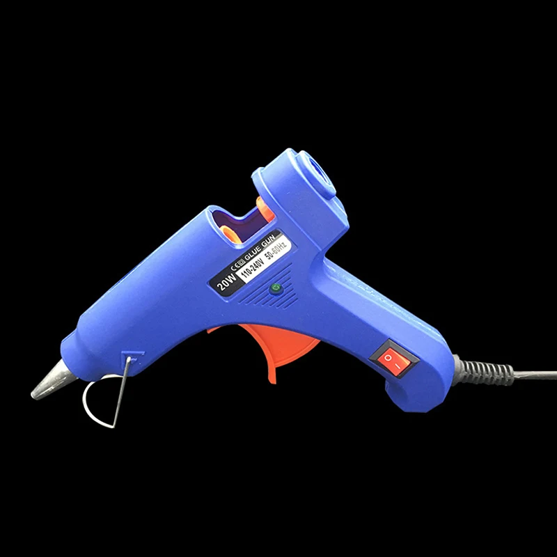 Hot Melt Glue Gun Hand Trumpet Heat Temperature Hot Melt Glue Gun Glass Thermostat 20W