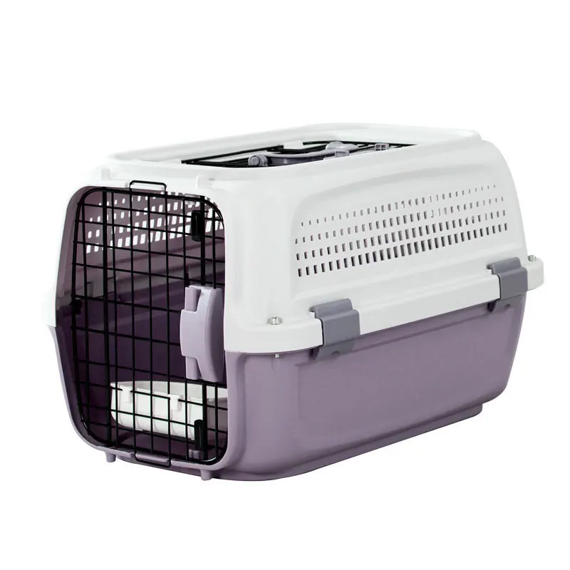 Imagem -06 - Superfície Dura Pet Air Transport Box Carrier Item Adequado para Cães e Gatos Pequenos Viagem de Carro