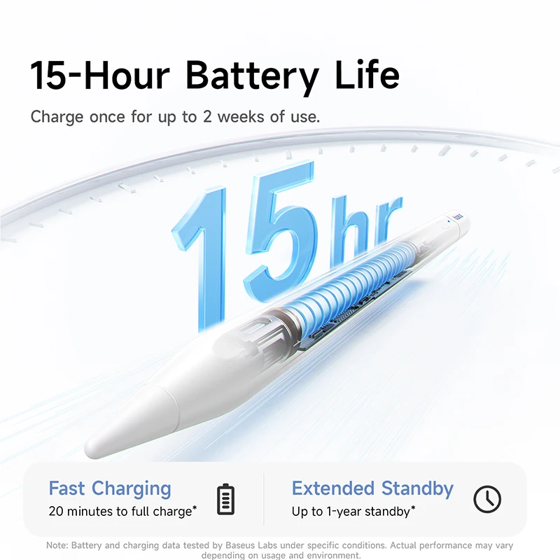 Baseus PS3 Air Bluetooth Stylus Pen do iPada, uniwersalny ołówek z bezprzewodowym ładowaniem do wszystkich tabletów iPad Air Pro Mini, pióro dotykowe do pisania — zdjęcie produktu 6