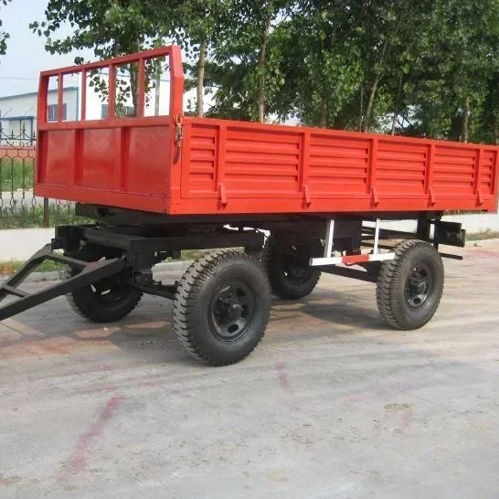 

Hot Sales Agricultural 1Tons To 15 Tons Trailer Tractor Mounted Trailer Dump Farm Trailer