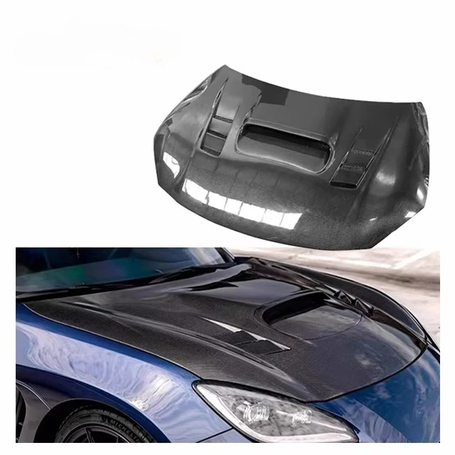 

For Toyota 2020- GR86 ZD8 Dry Carbon Fiber Hood with Vent ZN8 BRZ ZC8 Body Kit Bumper GR 86 FPR Carbon Fiber Hood Bodykit Subaru