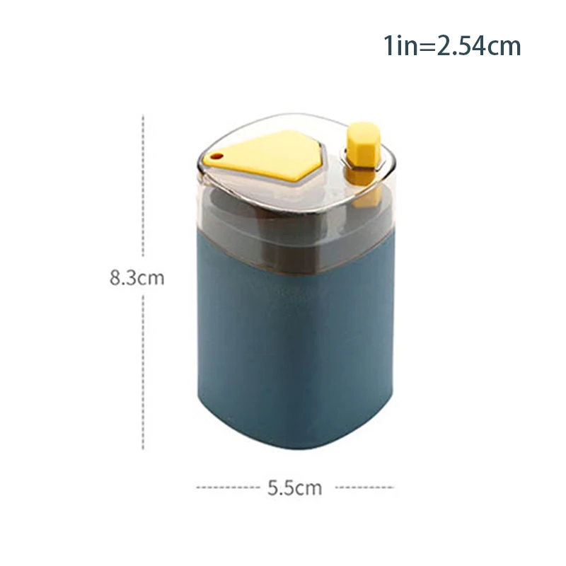 Wheat Straw Automatic Toothpick Holder Container Portable Household Toothpicks Dispenser Storage Box