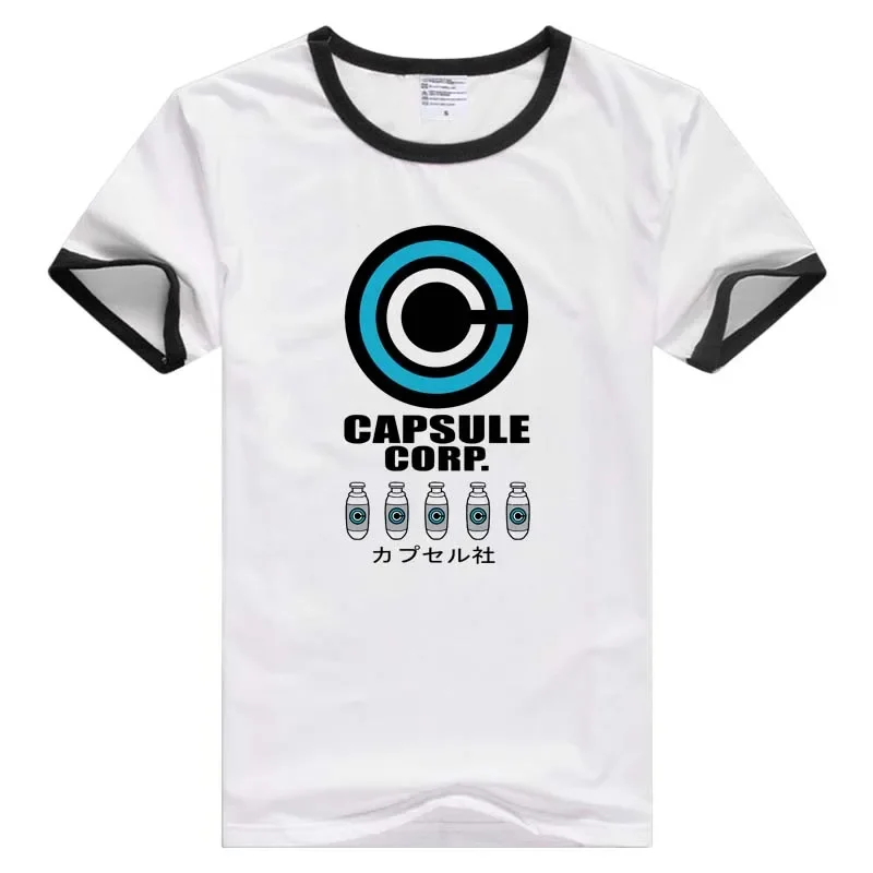 FOR Capsule Corp short sleeve casual Men Women T-shirt Comfortable Tshirt Cool Print Tops Fashion GA711