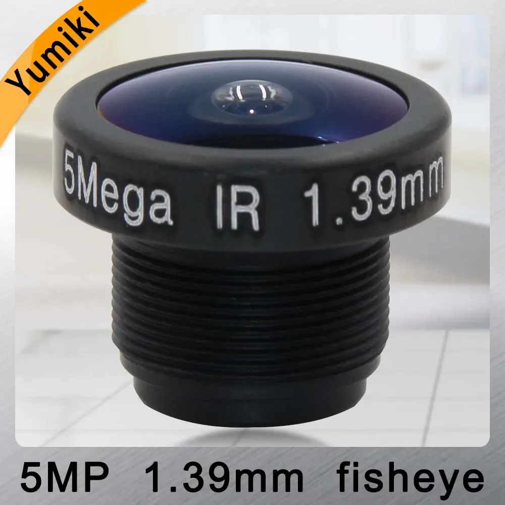 Yumiki New HD 5mp 1.39mm cctv camera Lens 1/2.7