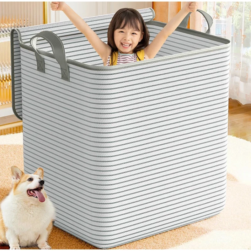 Clothing Storage Box Dustproof Organizers Quilt Storage Bag Large Capacity For Home Wardrobe Space Saving Travel Storage