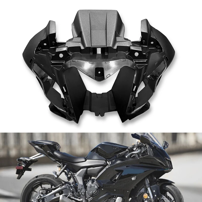 2024 New YZF-R7 Motorcycle Accessories Front Headlight Hood Panel Cover Nose Head Cowl Fairing Fit For YAMAHA YZF R7 2022-2023