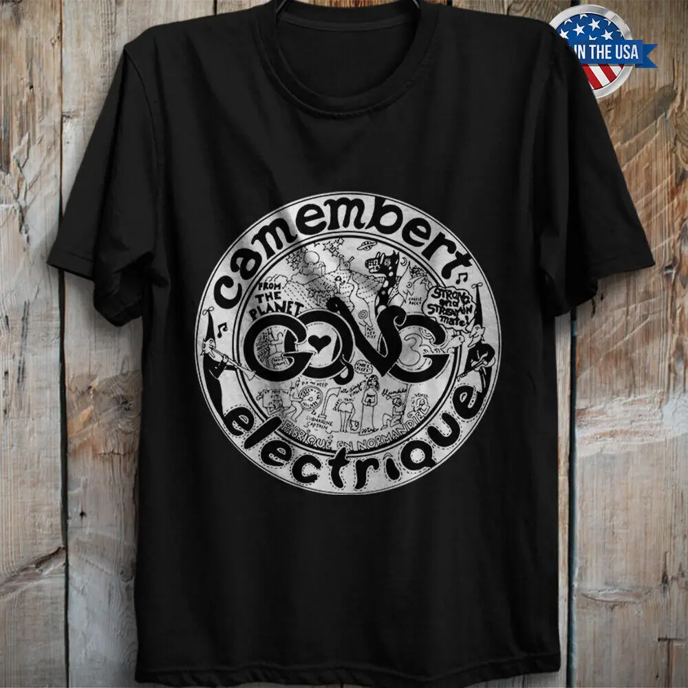 Camembert Electrique Album By Gong T Shirt  Progressive Rock Band Poster