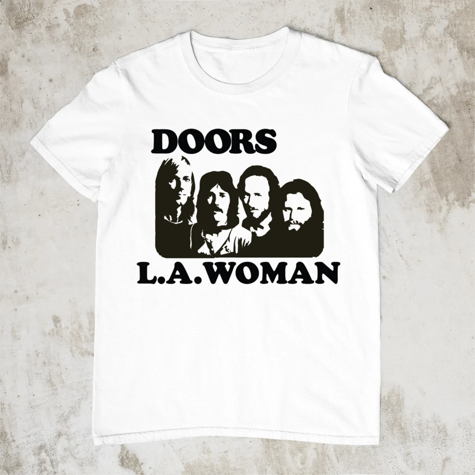 

Новая мужская футболка The Doors Album, белая футболка унисекс, футболка с принтом, мужская и женская повседневная футболка унисекс, футболка большого размера