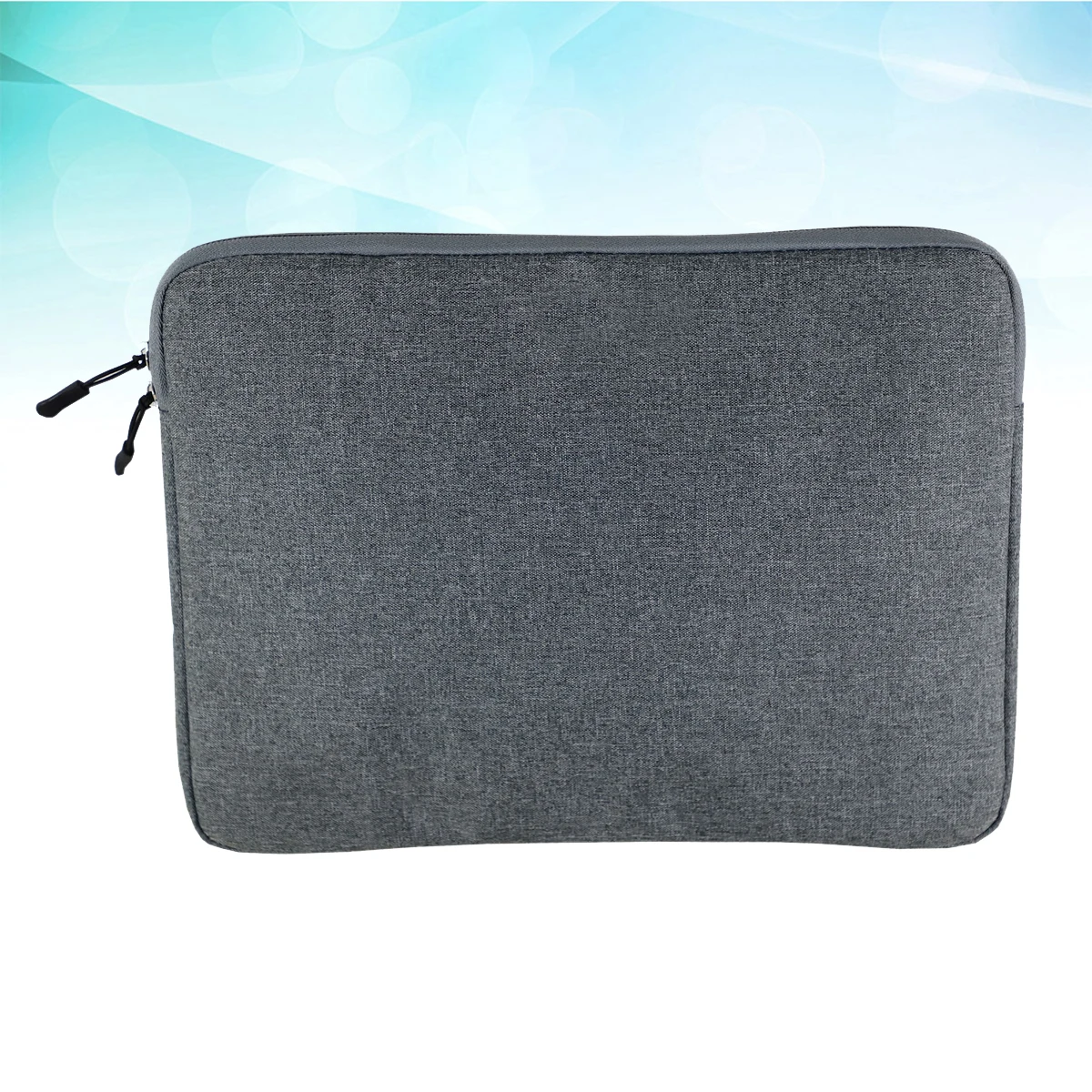 

13 Inch Waterproof Laptop Bag Shockproof Oxford Cloth Computer Pouch Wear-Resistant Dustproof Simple Sleeve For Travel Home Grey