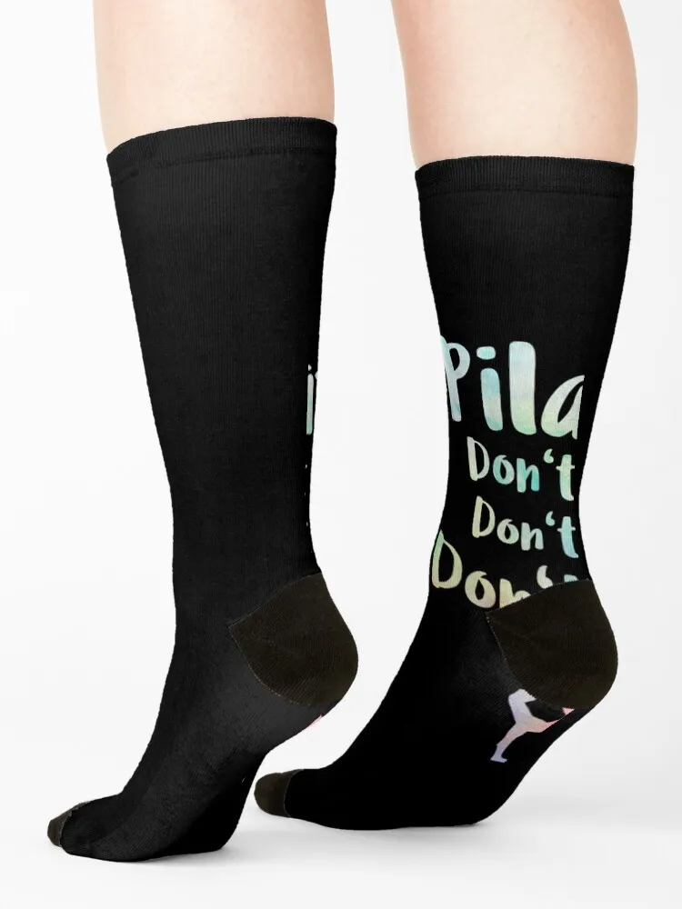 Pilates Dont Fart Circle Gym Funny Quotes Pilates Socks cartoon snow man Men's Socks Luxury Women's