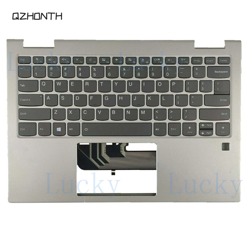 

f New For Lenovo Yoga 730-13 730-13IKB Upper Case Palmrest with Keyboard Silver